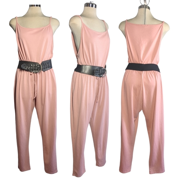AMBIANCE cream Jumpsuit Size 1X - Picture 6 of 16
